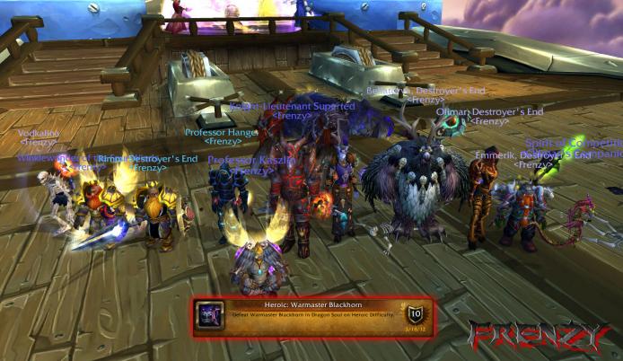 Heroic Warmaster Blackhorn kill by Frenzy on Doomhammer-EU